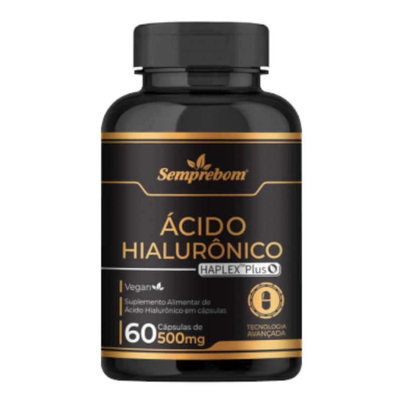 Ácido Hialurônico 60 cápsulas 500 mg | Semprebom