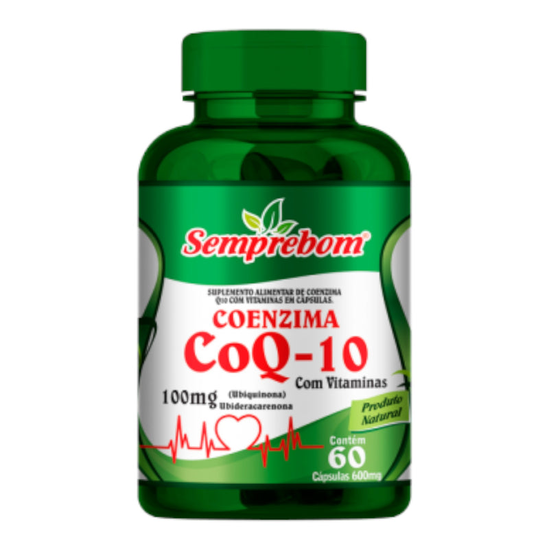 Coenzima Q-10 com Vitaminas 60 cápsulas 600 mg | Semprebom