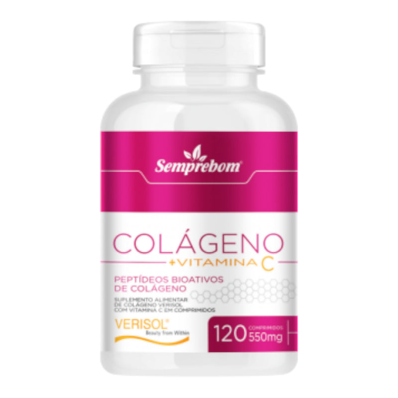 Colágeno Verisol + Vitamina C 120 comprimidos 550 mg | Semprebom