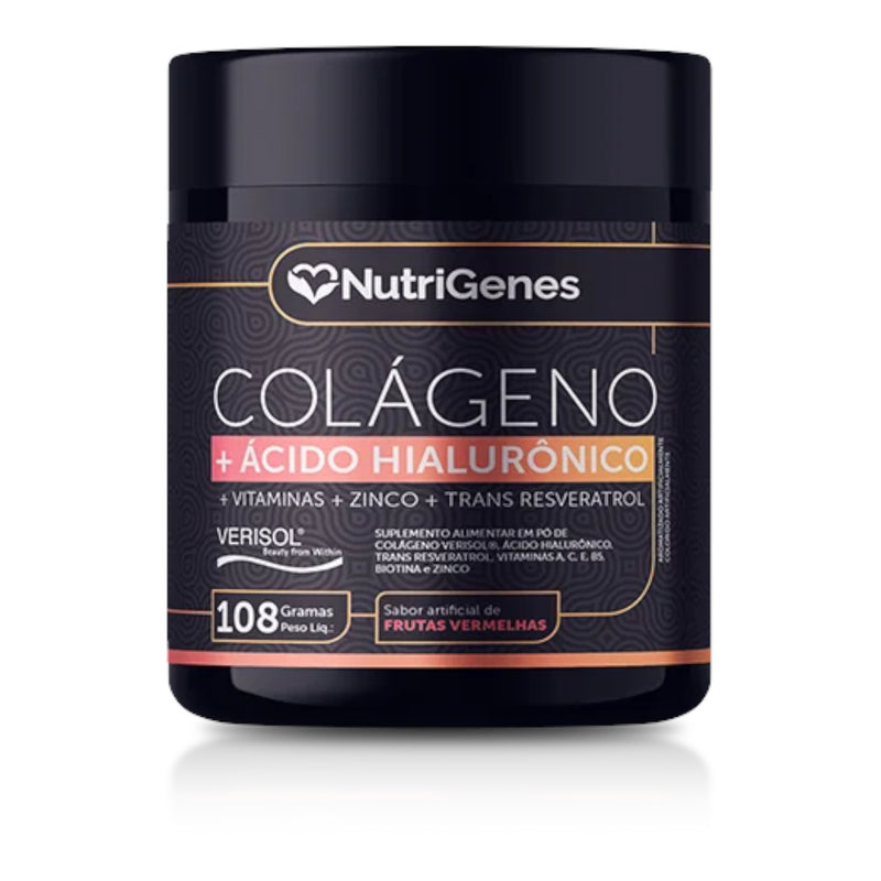 Colágeno + ácido hialurônico 108g | Nutrigenes