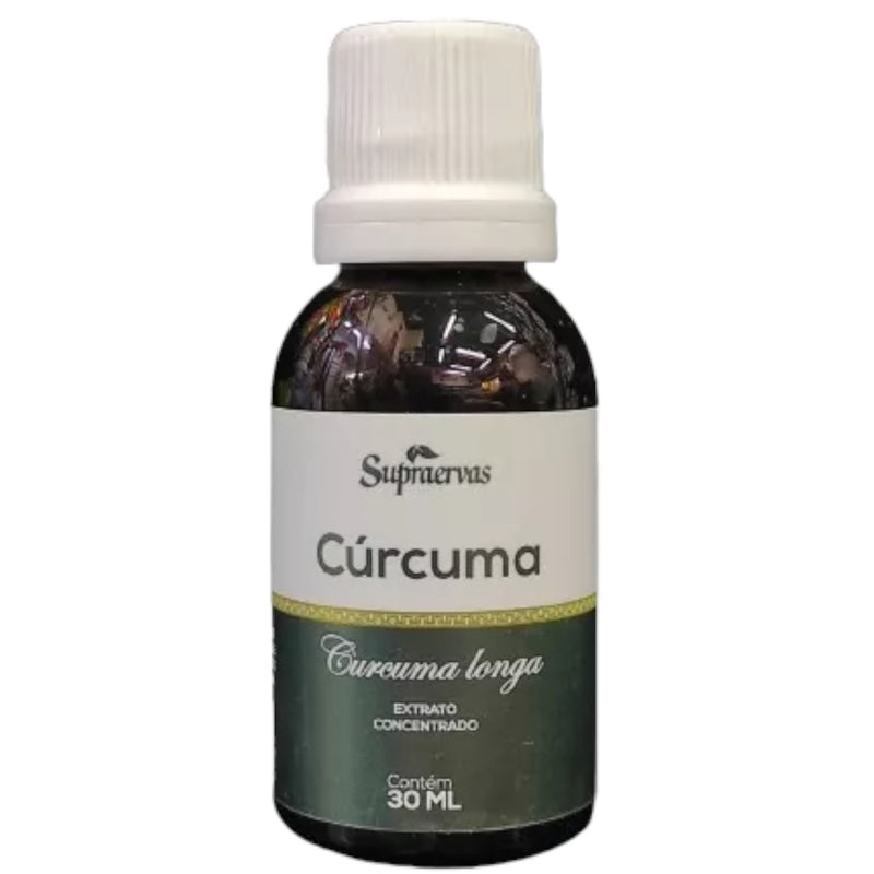 Extrato Fluído Concentrado de Cúrcuma 30 ml | Supraervas